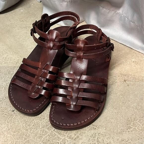 Camel Gladiator Sandals Size 40/9US B11 - Picture 7 of 10